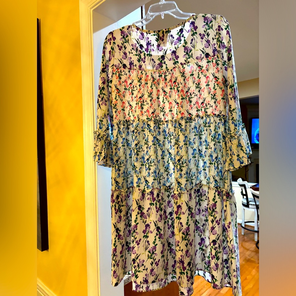 Midi Spring Ruffled Dress - Picture 2 of 5